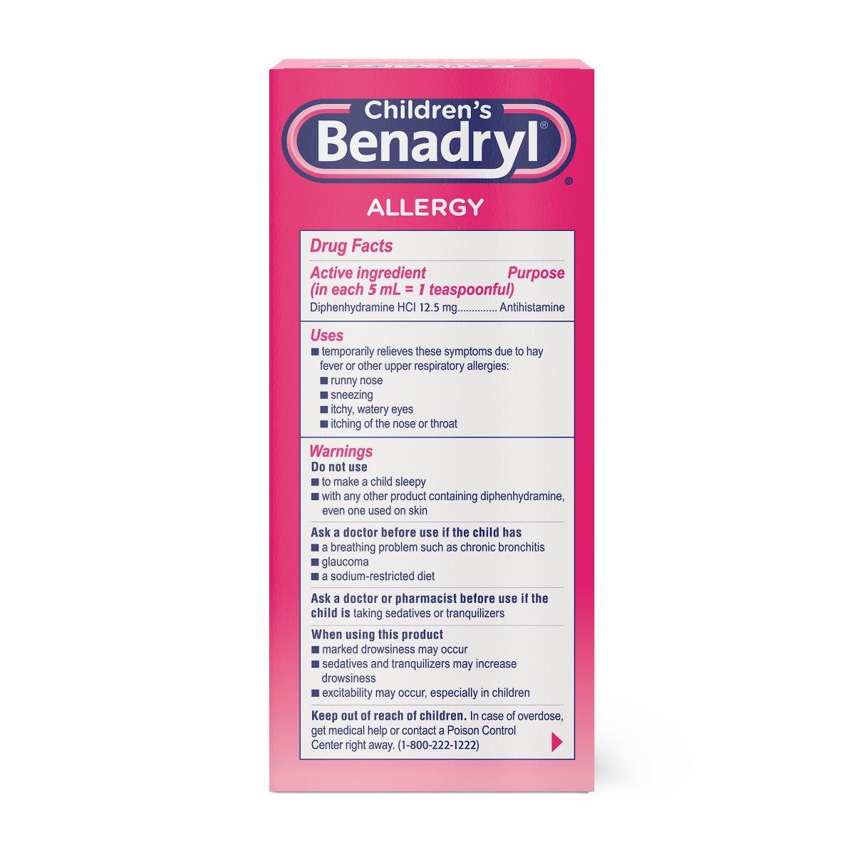 Children's Benadryl Allergy Liquid - BeHope