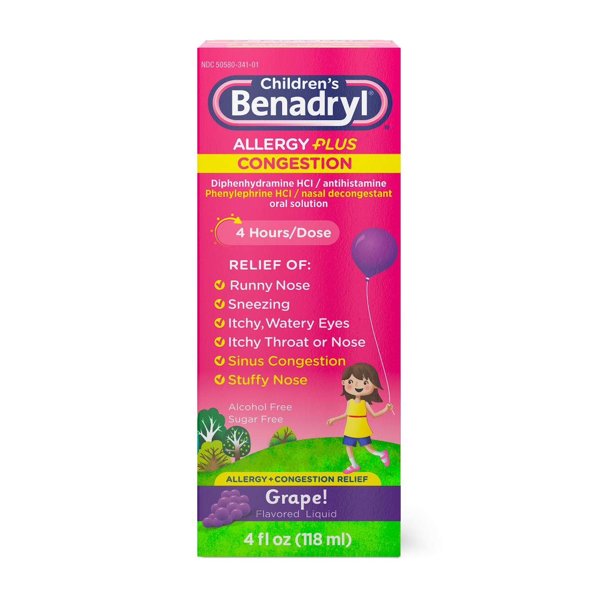 Children's Benadryl Allergy Liquid - BeHope