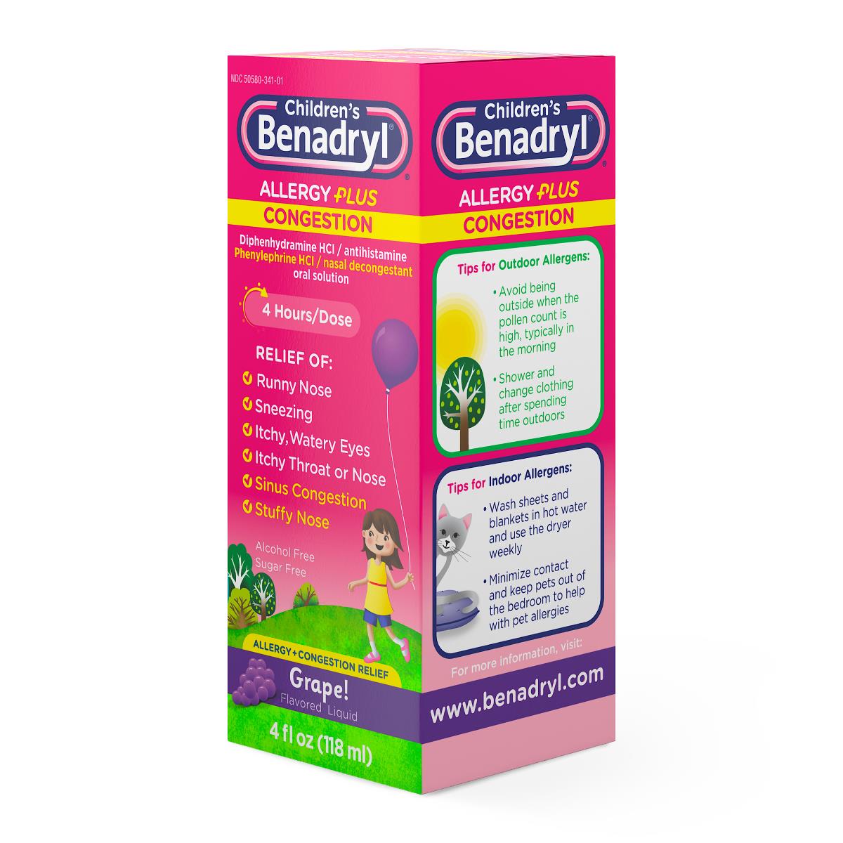 Children's Benadryl Allergy Liquid - BeHope