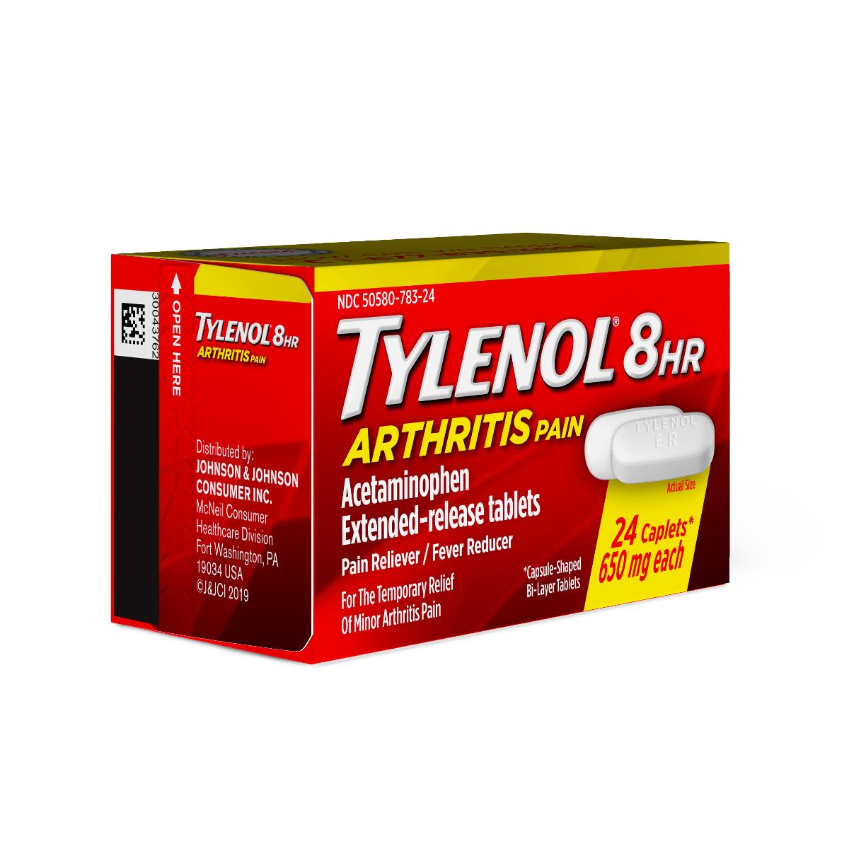 Tylenol 8-hour Arthritis Pain Tablets - BeHope
