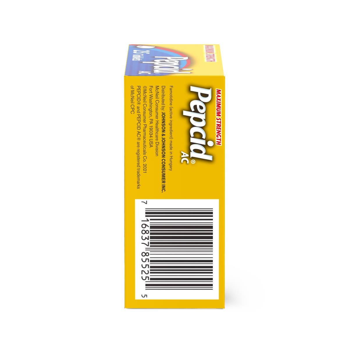 Pepcid AC Maximum Strength Famotidine Tablets