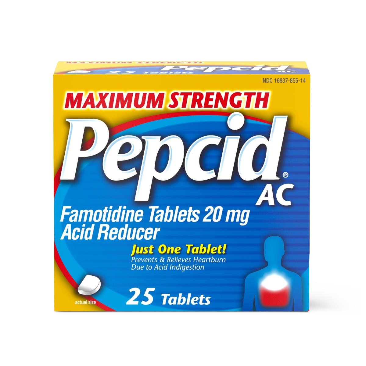 Pepcid AC Maximum Strength Famotidine Tablets