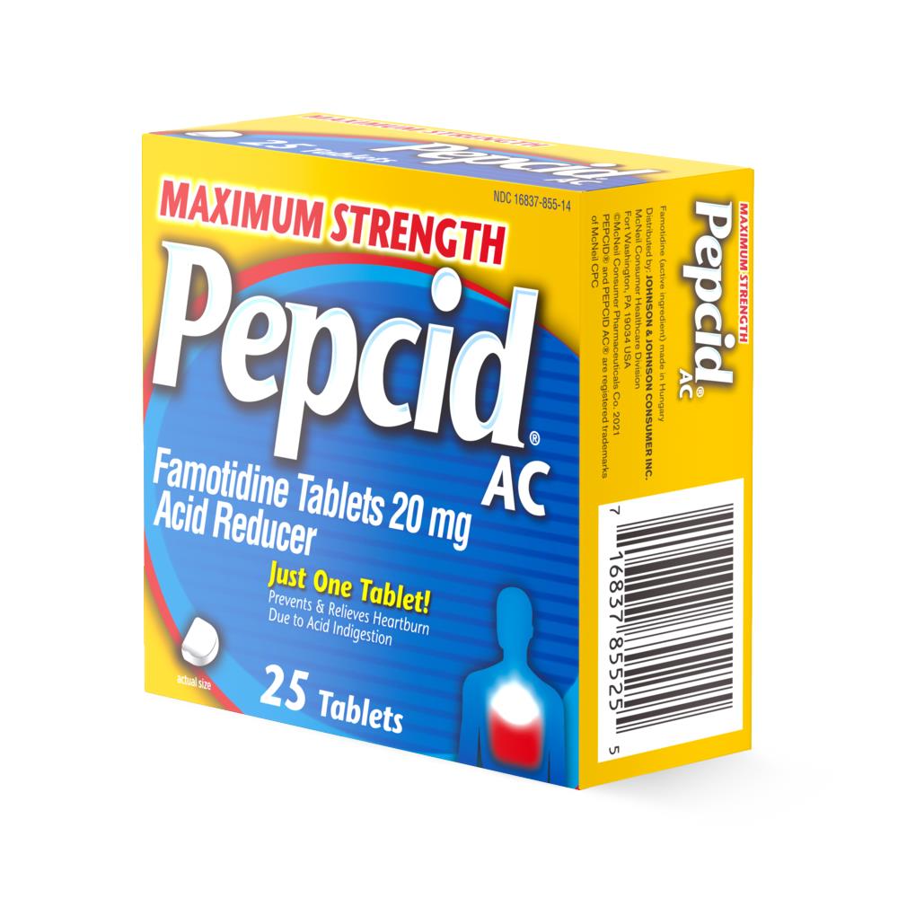 Pepcid AC Maximum Strength Famotidine Tablets