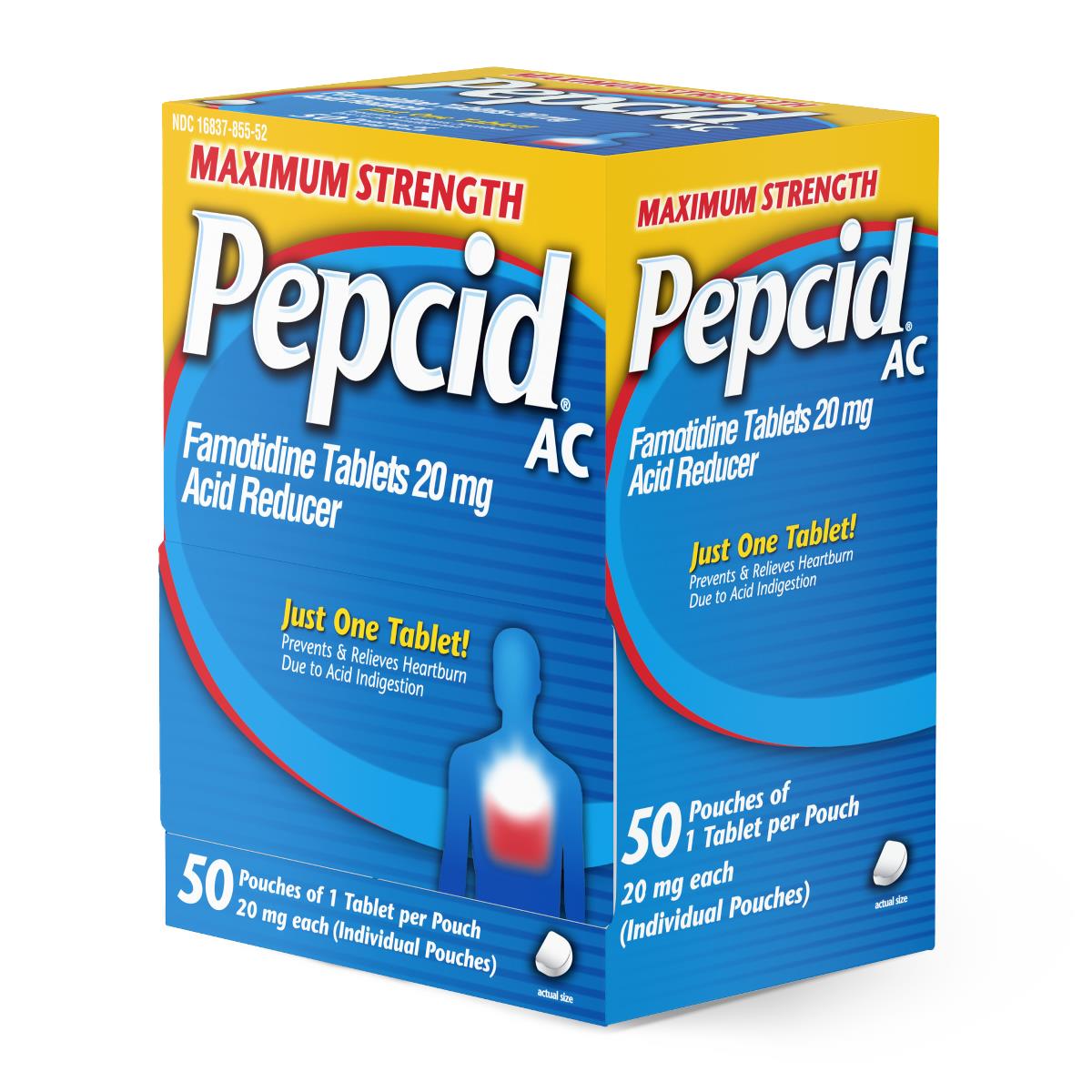 Pepcid AC Maximum Strength Famotidine Tablets