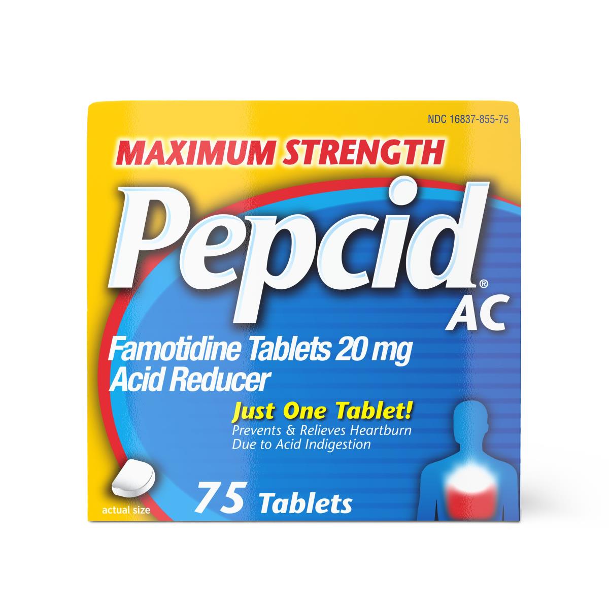 Pepcid AC Maximum Strength Famotidine Tablets