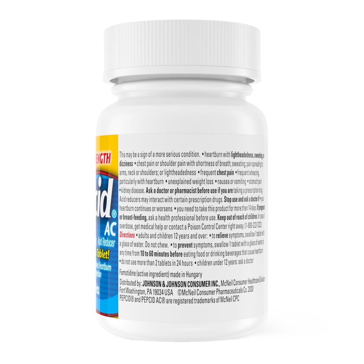Pepcid AC Maximum Strength Famotidine Tablets