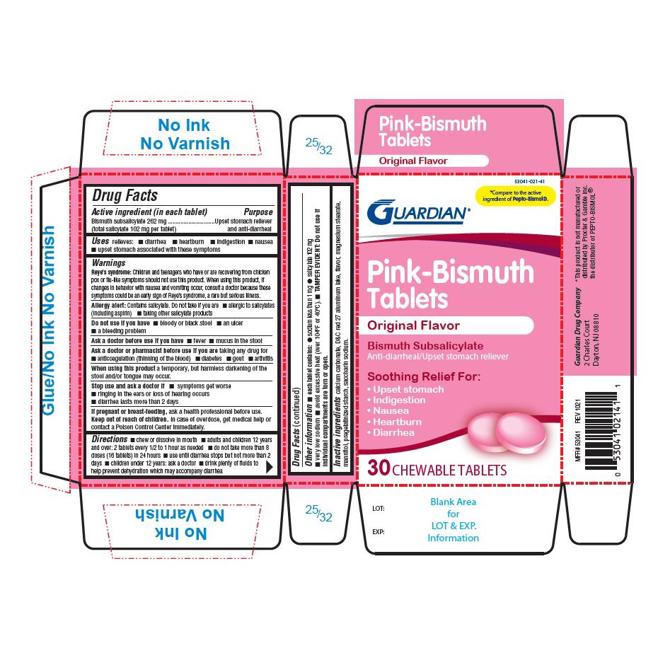 Guardian Pink-bismuth Bismuth Subsalicylate Medicine - BeHope