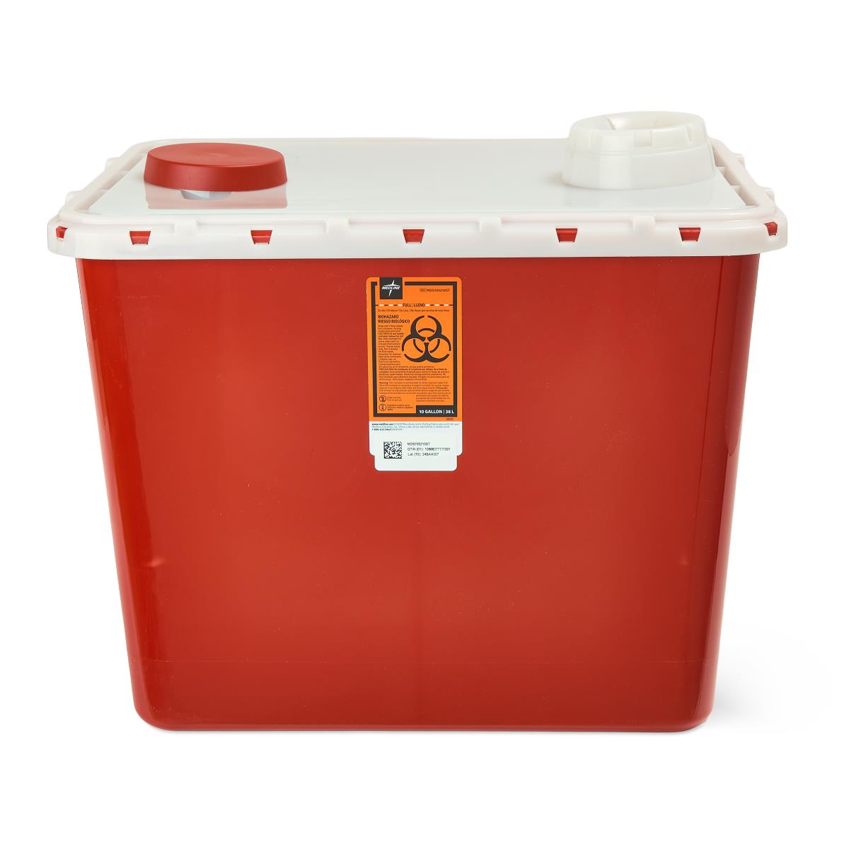 Medline Large Biohazard Containers