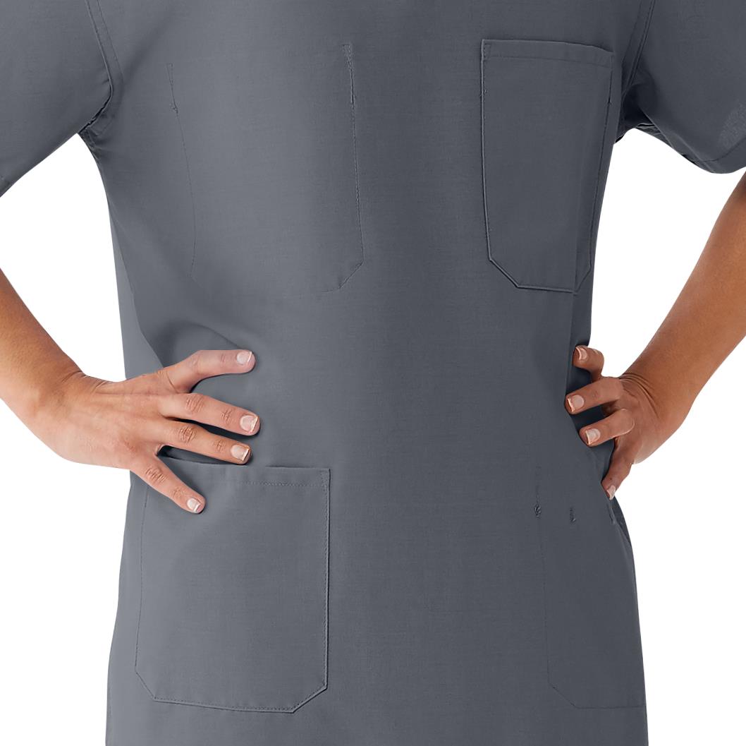 AngelStat Unisex Reversible Scrub Tops with Medline Color Coding (Style 630)