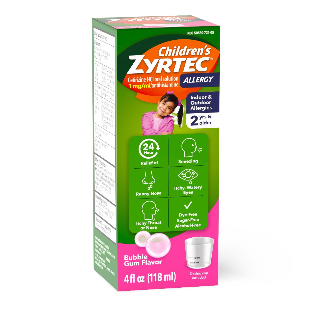 Zyrtec Children's 24-Hour Allergy Syrup