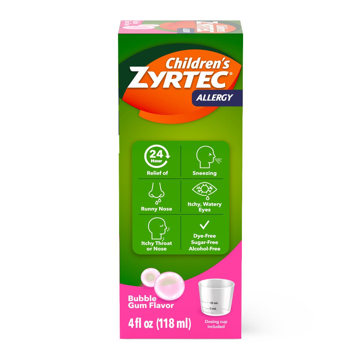 Zyrtec Children's 24-Hour Allergy Syrup