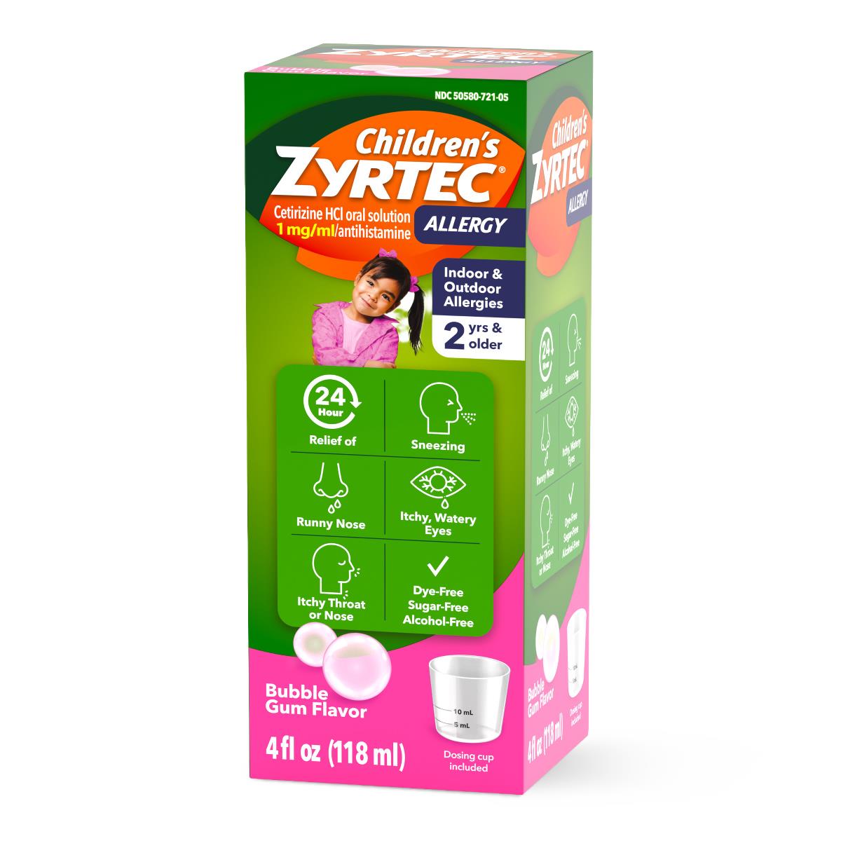 Zyrtec Children's 24-Hour Allergy Syrup