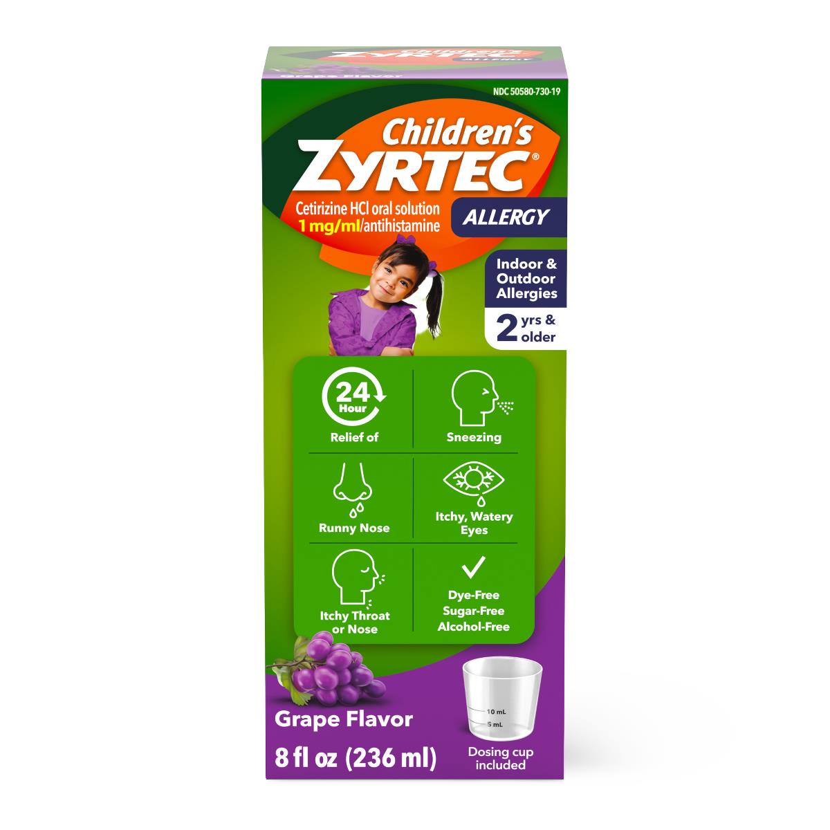 Zyrtec Children's 24-Hour Allergy Syrup