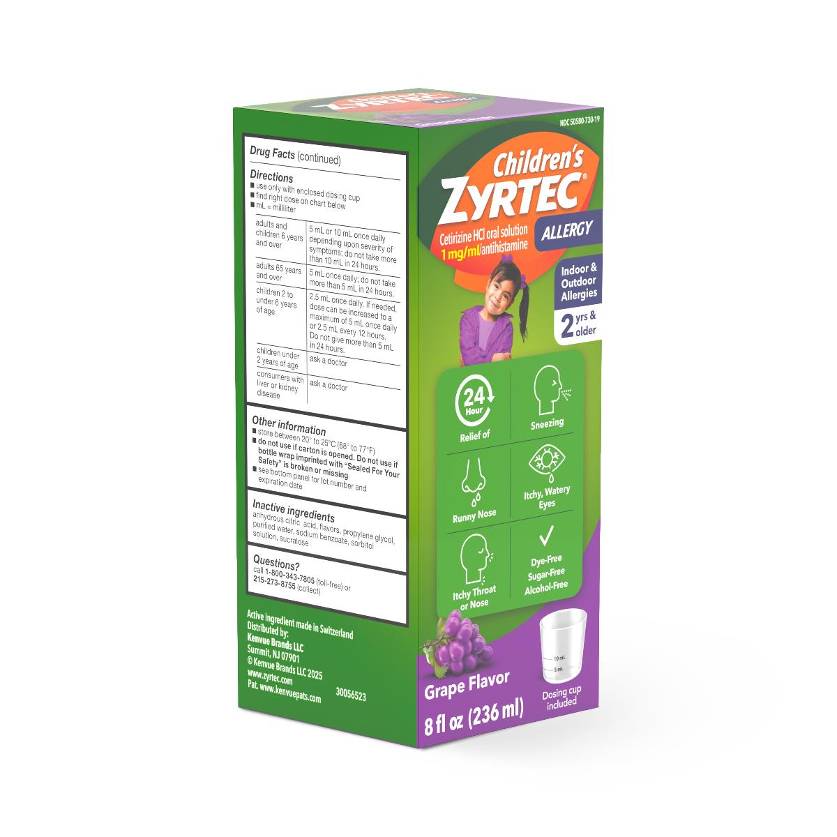 Zyrtec Children's 24-Hour Allergy Syrup