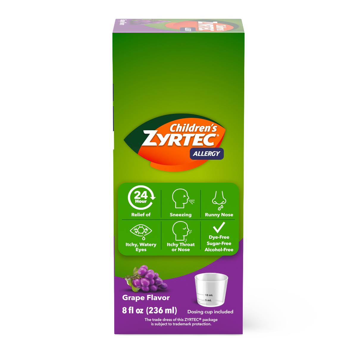 Zyrtec Children's 24-Hour Allergy Syrup