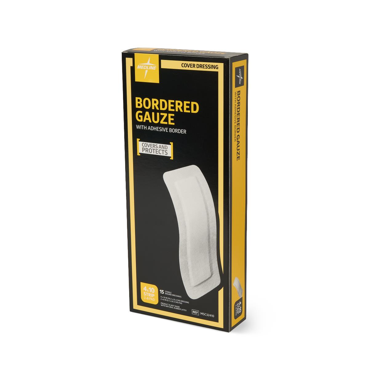 Medline Bordered Gauze Adhesive Island Wound Dressings - BeHope