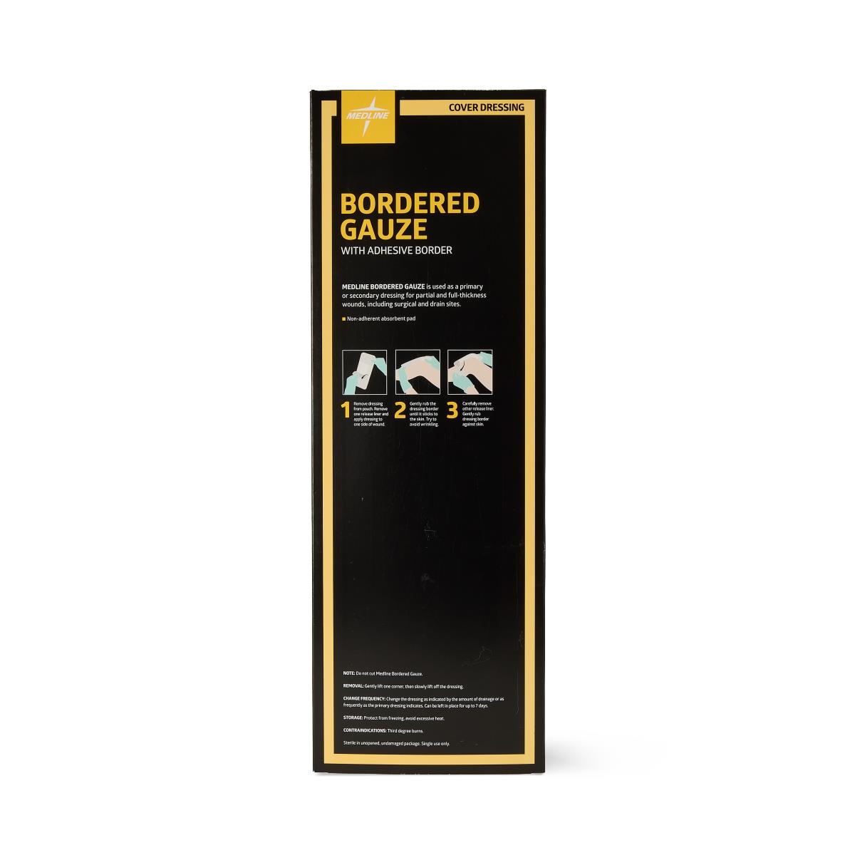 Medline Bordered Gauze Adhesive Island Wound Dressings - BeHope