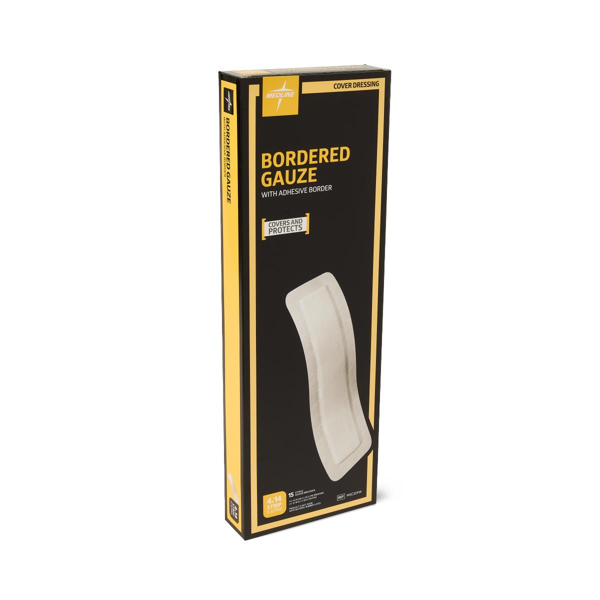 Medline Bordered Gauze Adhesive Island Wound Dressings - BeHope