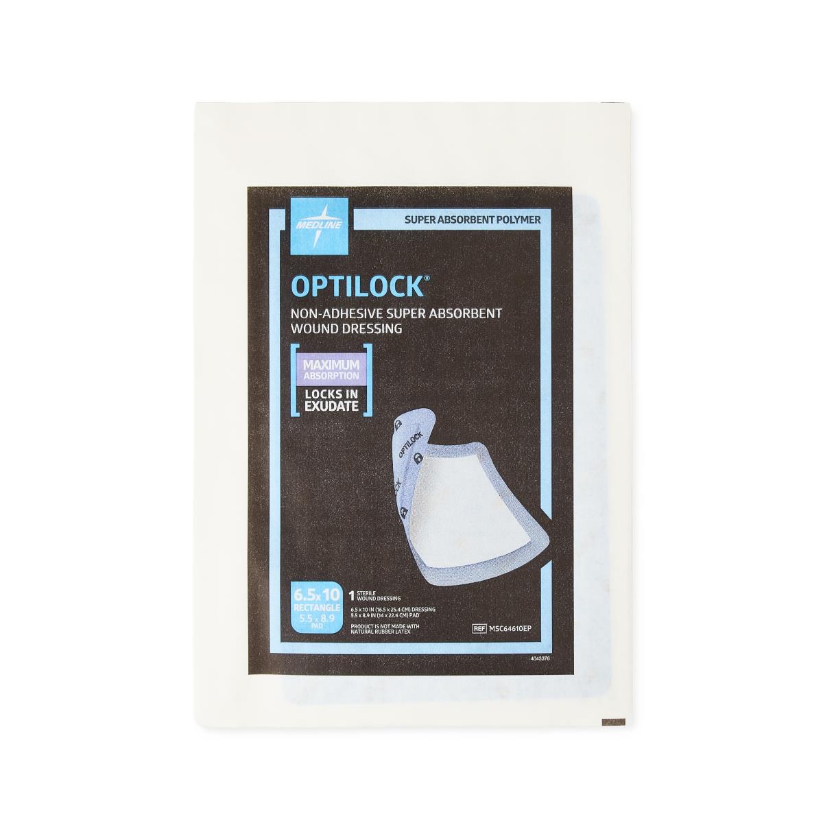 OptiLock Nonadhesive Super Absorbent Wound Dressings