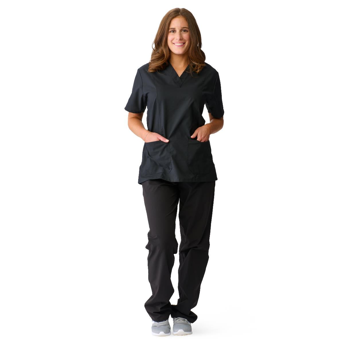 ComfortEase Women's 2-Pocket Scrub Tops (Style 8801)