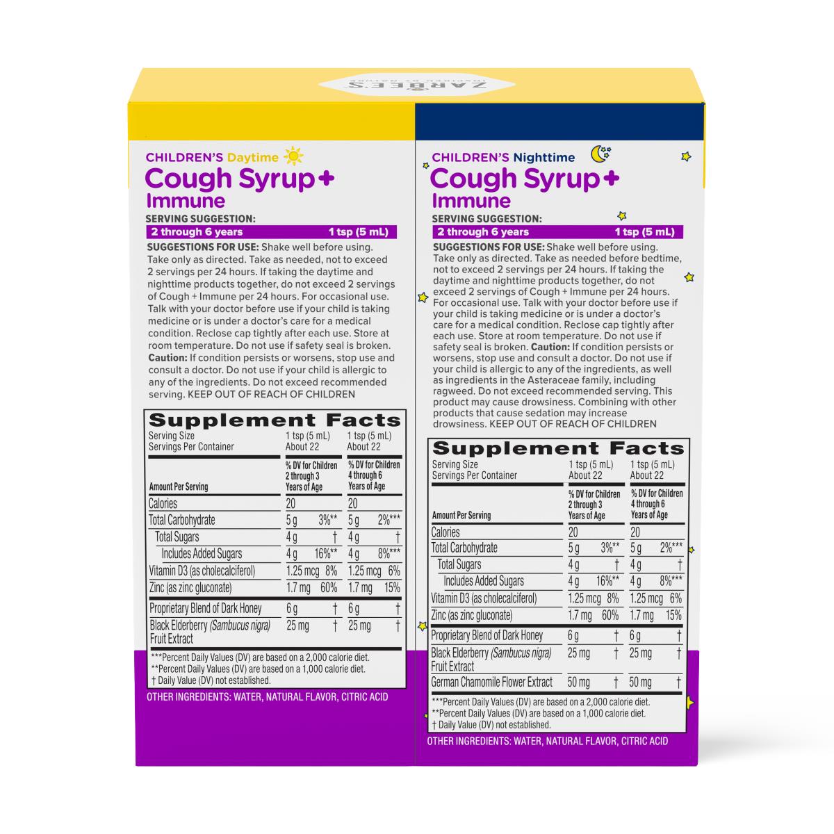 Zarbees Complete Cough Syrup + Immune Support - BeHope
