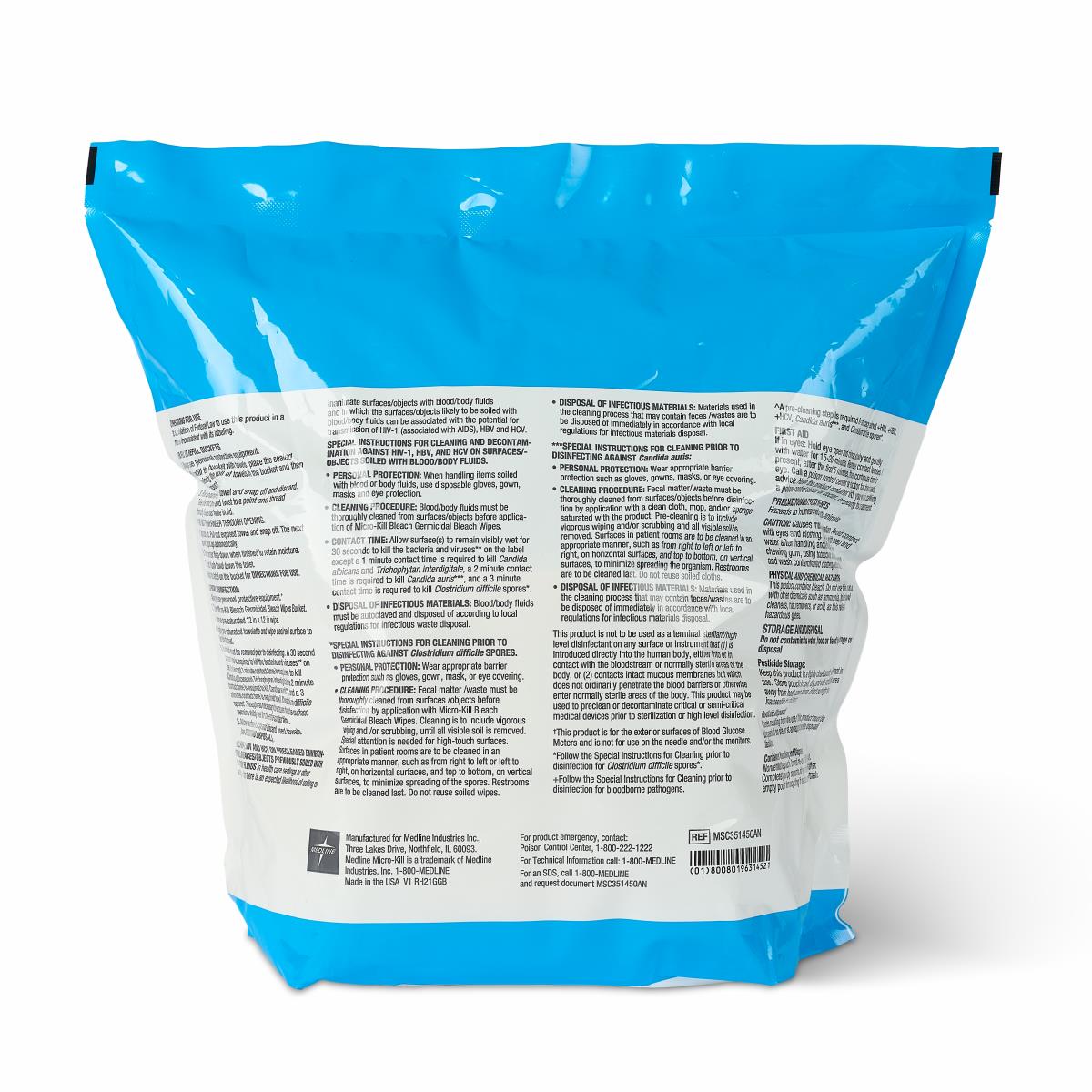 Micro-Kill Bleach Germicidal Bleach Wipes