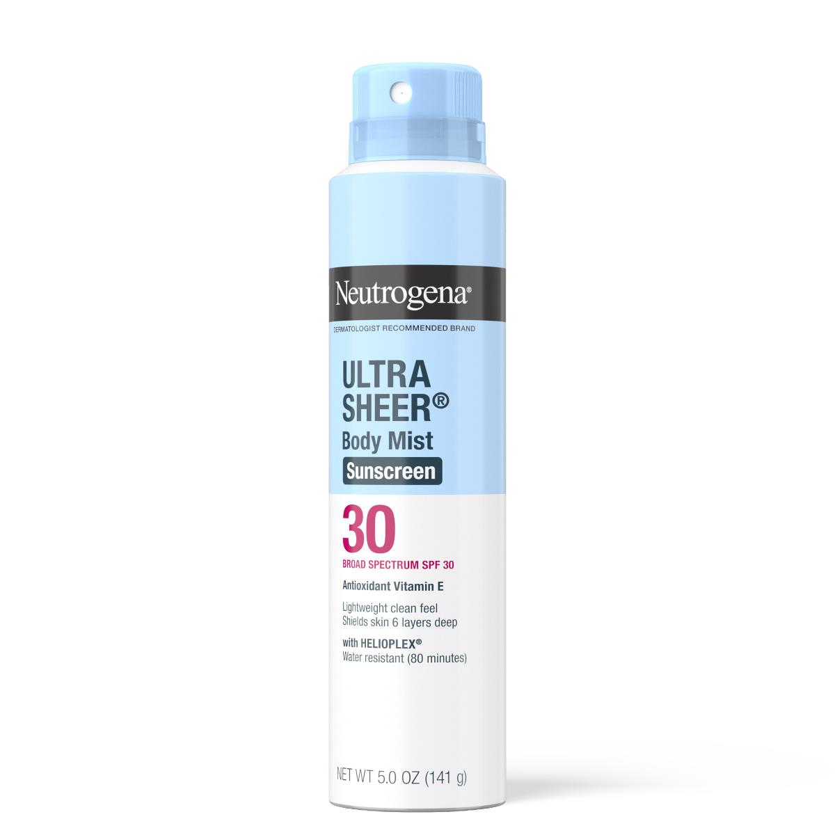 Neutrogena Ultra Sheer Body Mist Sunscreen