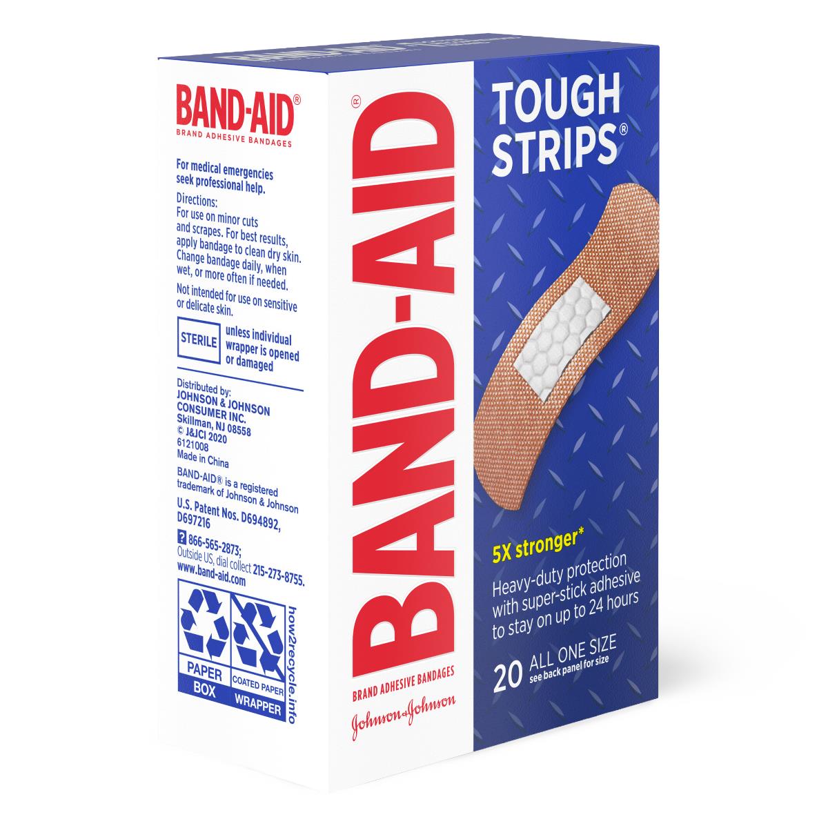 Band-aid Tough Strips Adhesive Bandages - BeHope