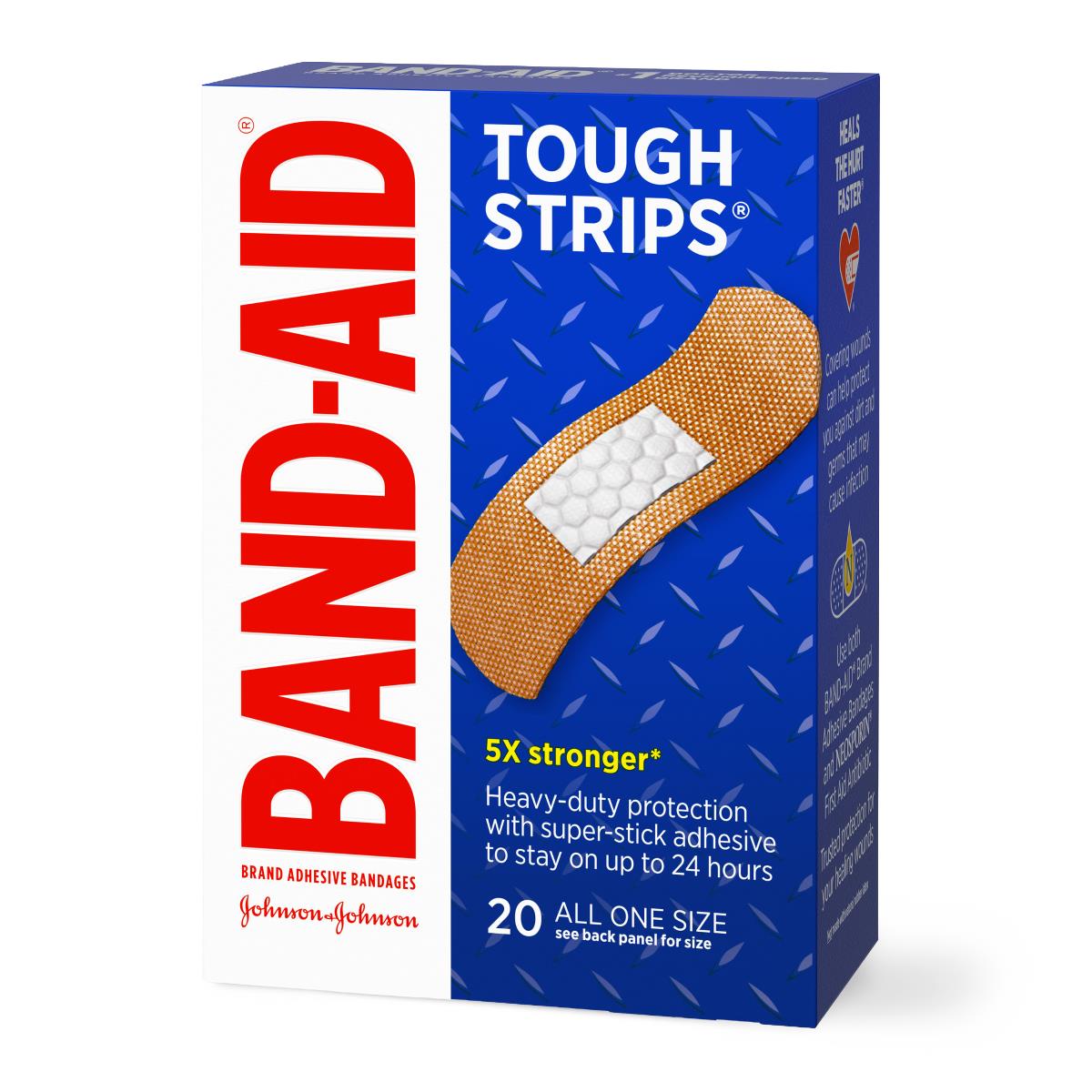 Band-aid Tough Strips Adhesive Bandages - BeHope