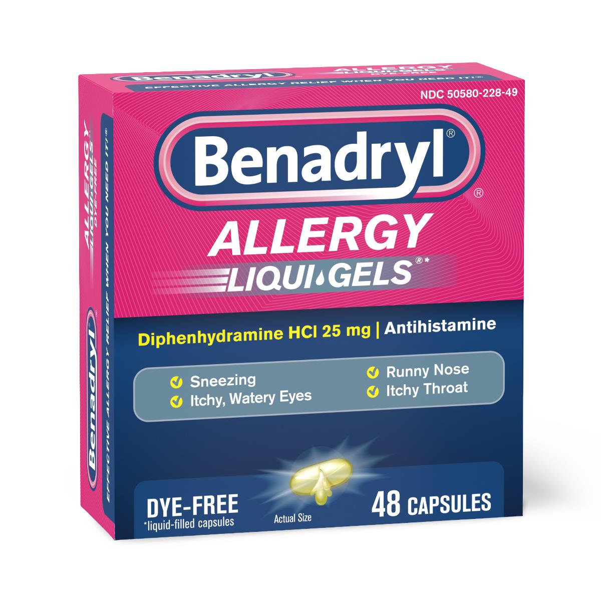 Benadryl Allergy Liqua-Gels Capsules