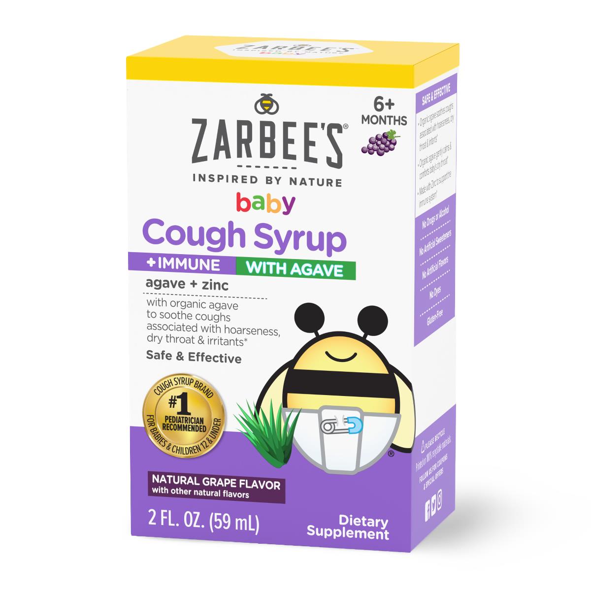 Zarbees Complete Cough Syrup + Immune Support - BeHope