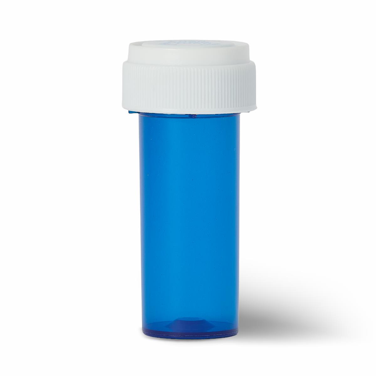 Medline Amber Prescription Vials with Reversible Cap