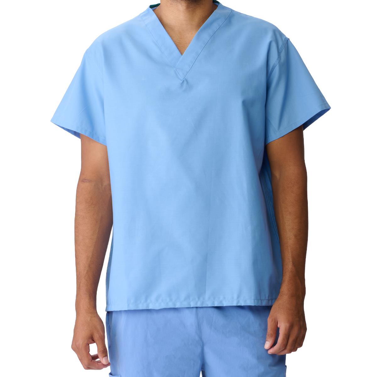 AngelStat Unisex Reversible No Pocket Scrub Tops (Style 612)