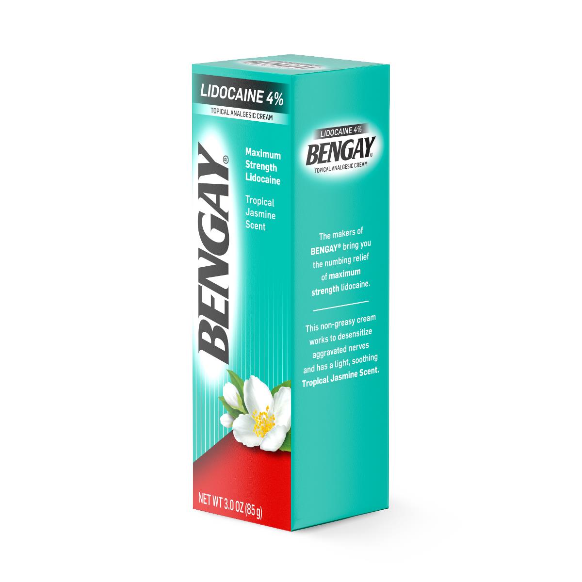 Bengay Topical Analgesic Cream with 4% Lidocaine