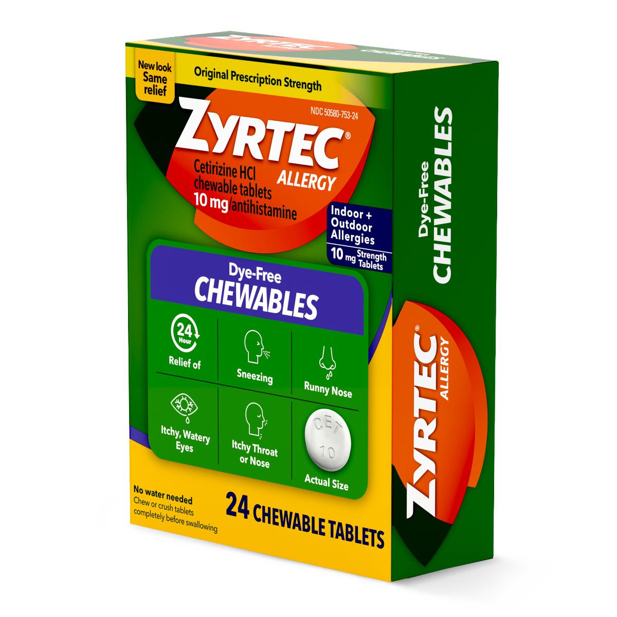 Zyrtec 24-hour Allergy-relief Medication - BeHope