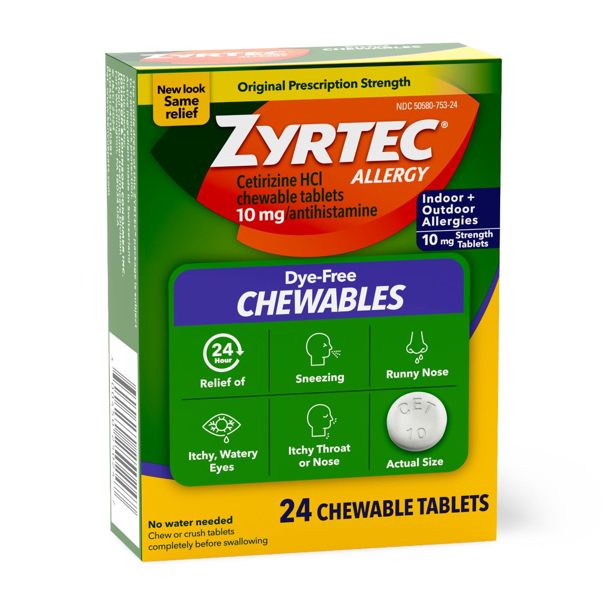 Zyrtec 24-hour Allergy-relief Medication - BeHope