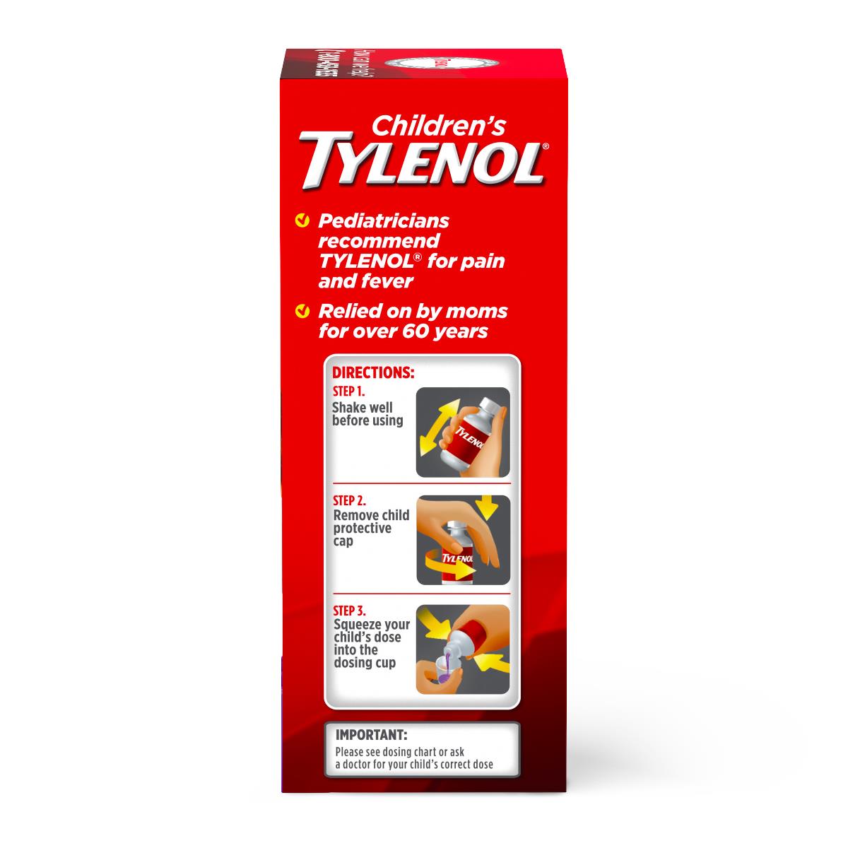 Tylenol Children's Pain + Fever Oral Suspension - BeHope