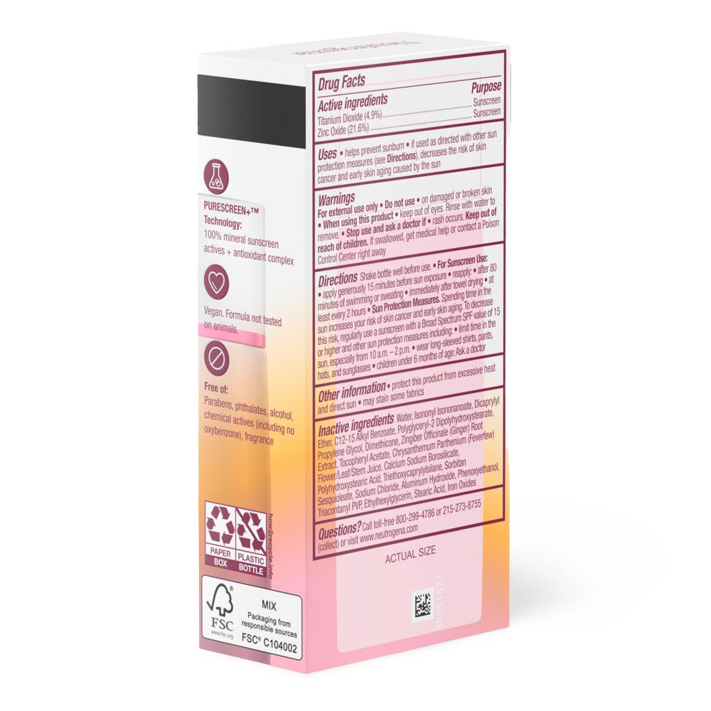 Neutrogena Purescreen+ Mineral UV Tinted Face Liquid Sunscreen
