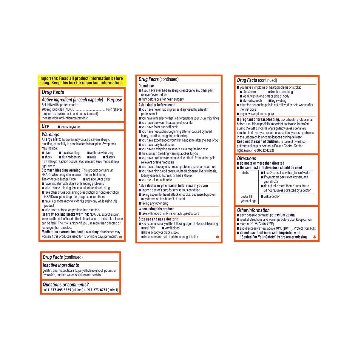 Motrin Ib Ibuprofen Pain Reliever - BeHope