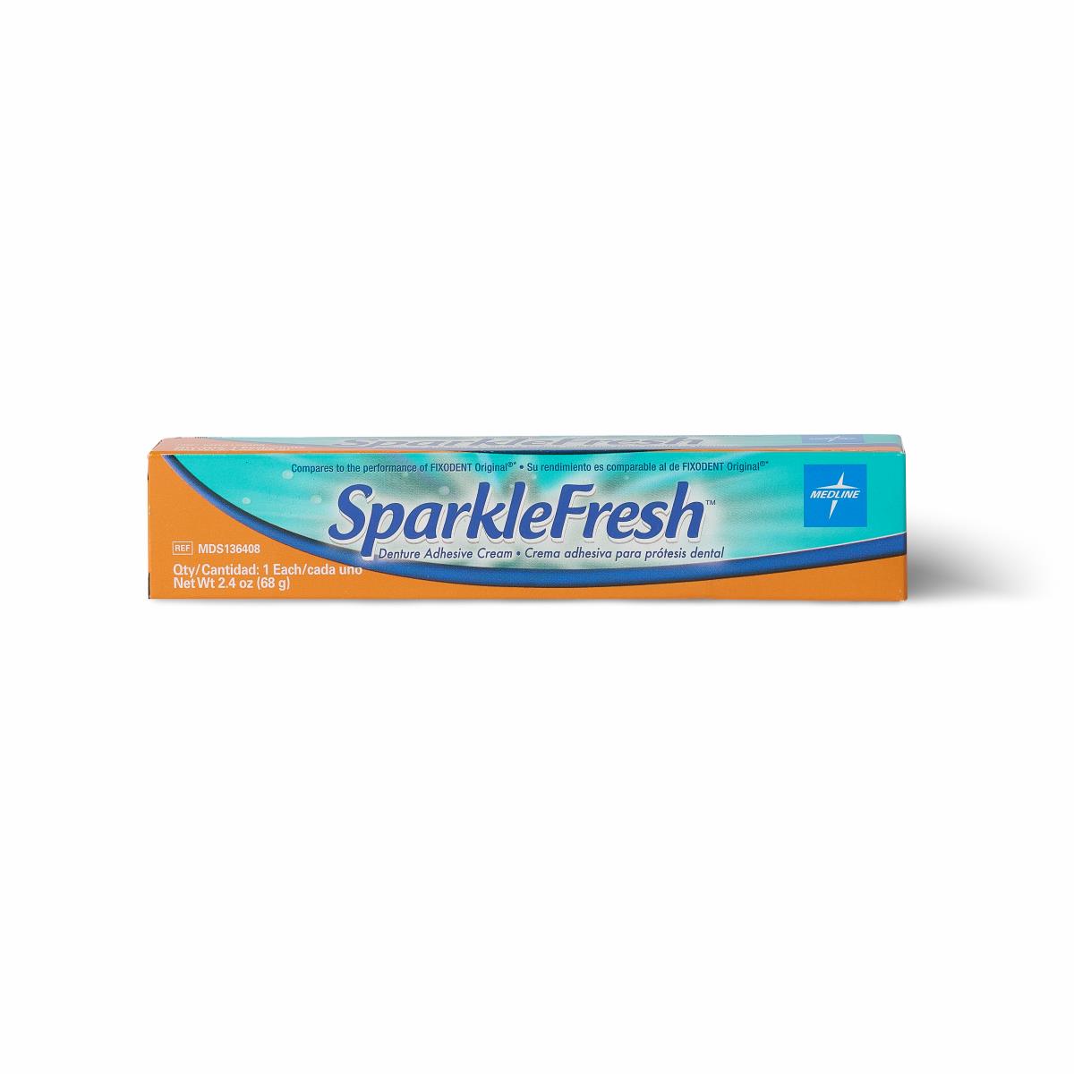SparkleFresh Denture Adhesive Cream