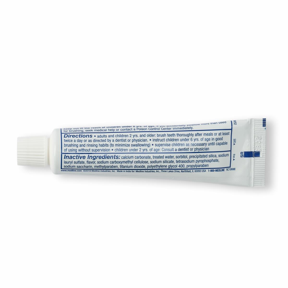 Medline SparkleFresh Fluoride Toothpaste