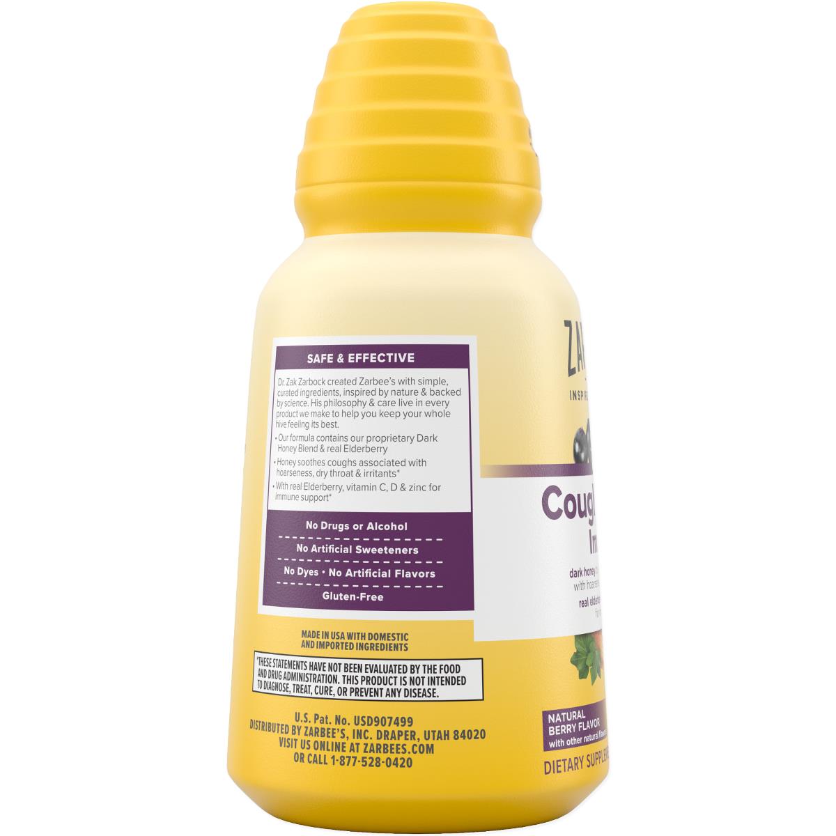 Zarbees Complete Cough Syrup + Immune Support - BeHope