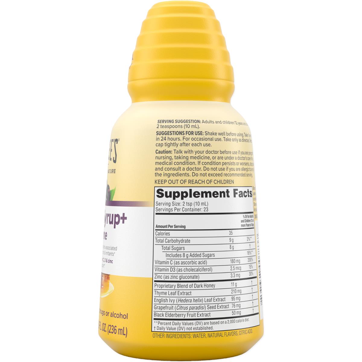 Zarbees Complete Cough Syrup + Immune Support - BeHope