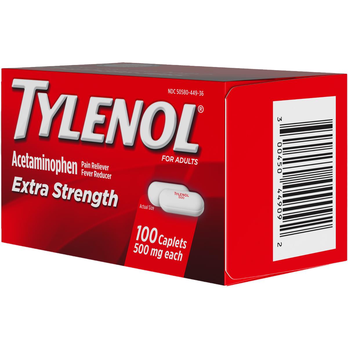Tylenol Extra-strength Acetaminophen Caplets - BeHope