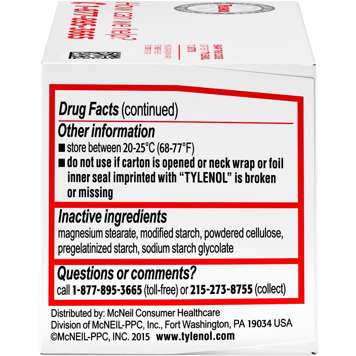 Tylenol Regular-strength Tablets - BeHope