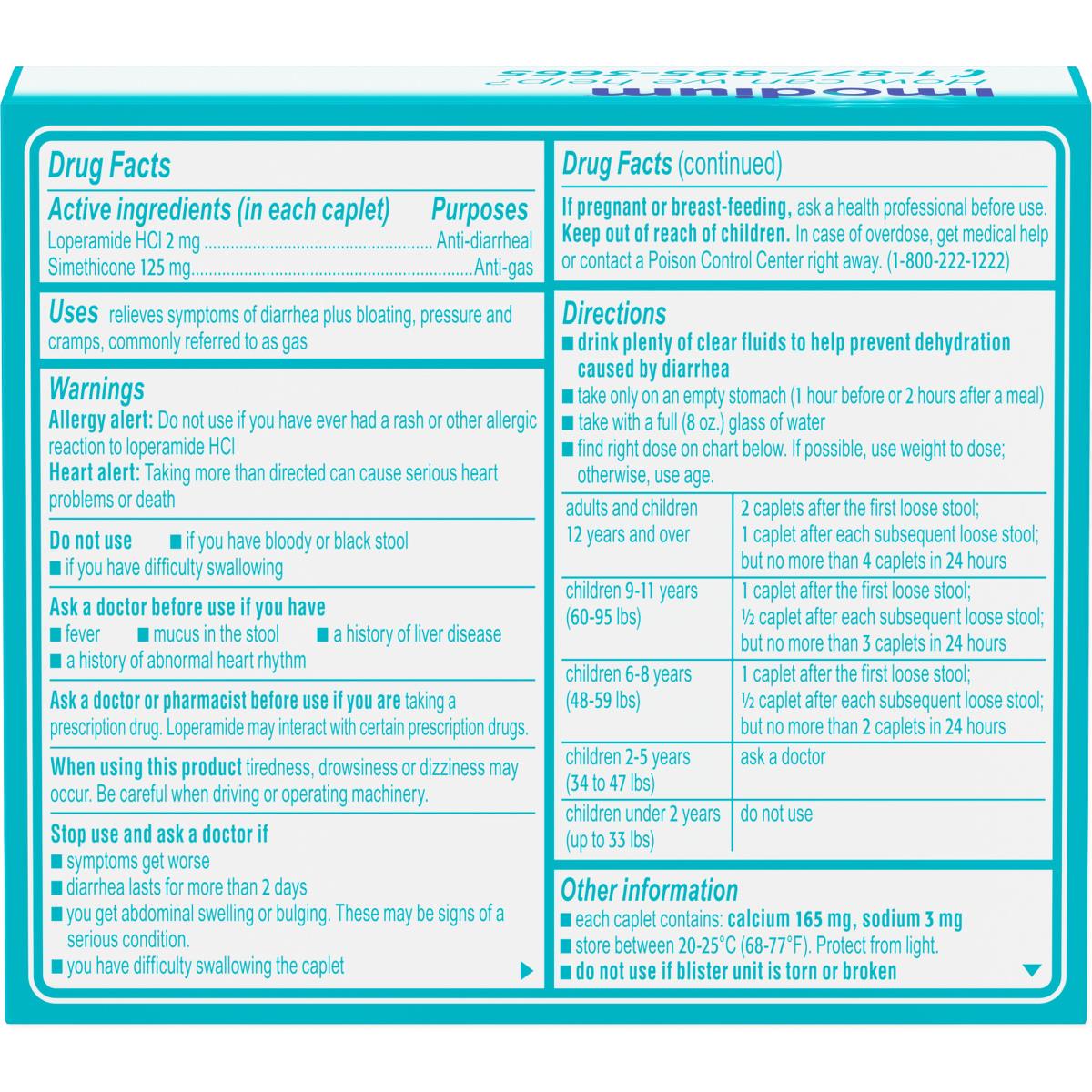 Imodium Multisymptom Relief Caplets - BeHope