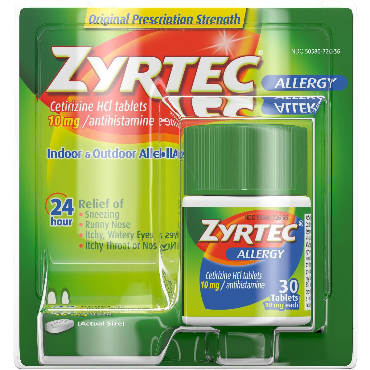 Zyrtec 24-hour Allergy-relief Medication - BeHope