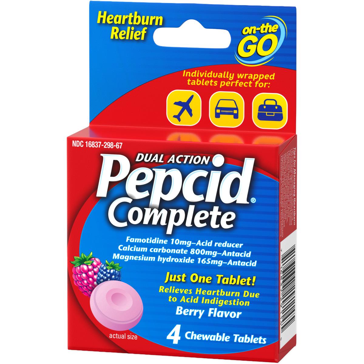 Pepcid Complete Antacid + Acid Reducer Chewable Tablets - BeHope