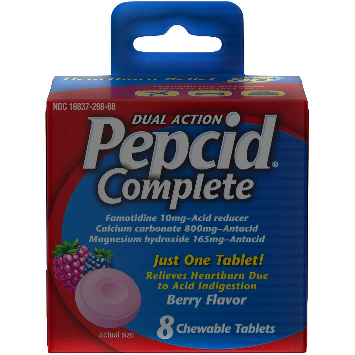 Pepcid Complete Antacid + Acid Reducer Chewable Tablets - BeHope