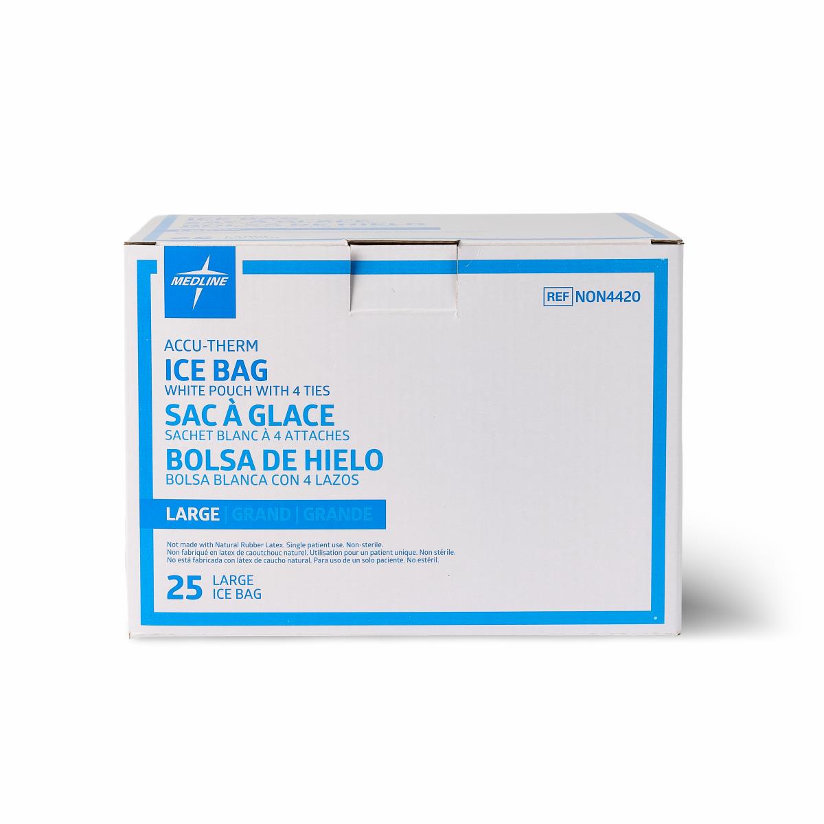 Medline Refillable Ice Bags with Clamp Closure